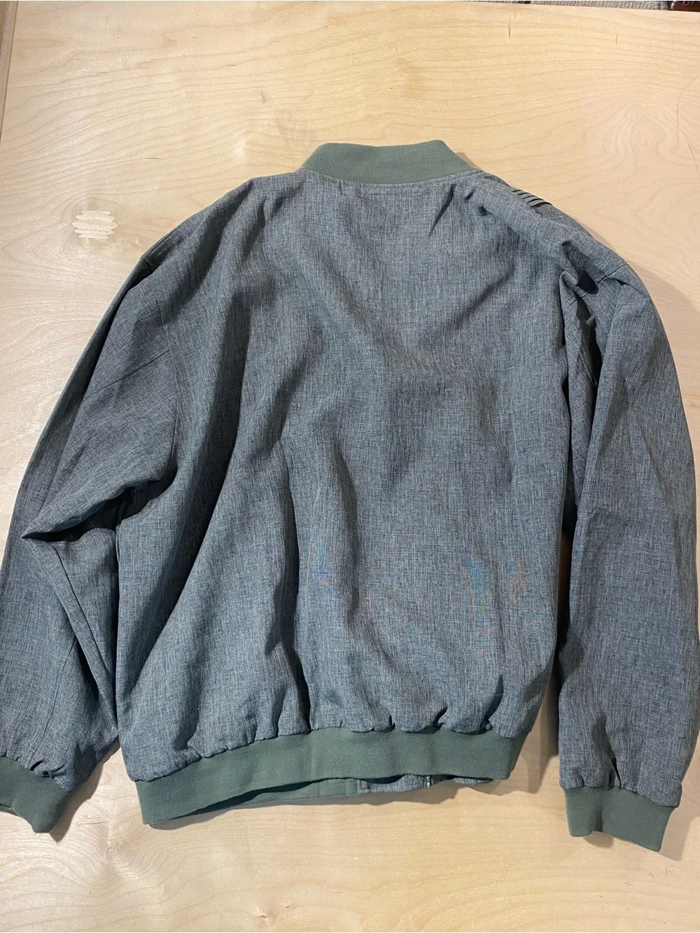 Haband Gold Coast Gray Zip Up Jacket 4X (RS)